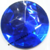 Taiwan Acrylic Cabochons,Faceted Flat Round 40mm,Sold by Bag