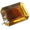 Taiwan Acrylic Cabochons,Faceted Rectangular 54x70mm,Sold by Bag
