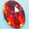 Taiwan Acrylic Cabochons,Faceted Flat Oval 8x10mm,Sold by Bag