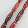 Gemstone beads, Agate(dyed), Oval 26x10mm Hole:2.5mm, Sold per 16-inch strand