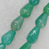 Gemstone beads, Agate(dyed), Teardrop 16x11mm Hole:2mm, Sold per 16-inch strand