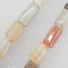 Gemstone beads, Agate(dyed), Column 13x8mm Hole:2.5mm, Sold per 16-inch strand