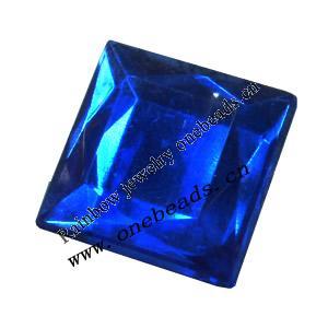 Taiwan Acrylic Cabochons,Faceted Square 10x10mm,Sold by Bag