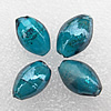 Silver Foil Lampwork Beads, Oval 11x16mm, Hole:About 2mm, Sold by PC