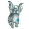 Transparent Acrylic Pendant, Animal 43x25mm Hole:2mm, Sold by Bag 