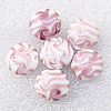 Lampwork Beads, Flat round 20x10mm, Hole:About 2mm, Sold by PC