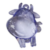 Transparent Acrylic Pendant, Animal 36x30mm Hole:2mm, Sold by Bag 