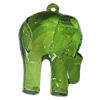 Transparent Acrylic Pendant, Animal 50x32mm Hole:2mm, Sold by Bag 