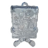 Transparent Acrylic Pendant, Animal 42x26mm Hole:2mm, Sold by Bag 