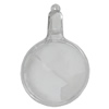 Transparent Acrylic Pendant, 51x36mm Hole:1mm, Sold by Bag 