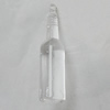Transparent Acrylic Pendant, 40x10mm Hole:1mm, Sold by Bag 