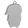 Transparent Acrylic Pendant, Animal 56x37mm Hole:3.5mm, Sold by Bag 