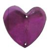 Transparent Acrylic Bead, Heart 38mm, Sold by Bag 