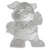 Transparent Acrylic Beads, Pig 27x21mm Hole:1mm, Sold by Bag