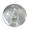 Transparent Acrylic Bead, Flat Round 29x16mm Hole:6.5mm, Sold by Bag 