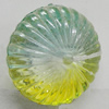 Dichroic Plastic Beads, Fluted Rondelle 22mm Hole:2mm, Sold by Bag