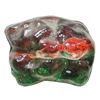 Dichroic Plastic Beads, 25x21mm Hole:1mm, Sold by Bag