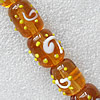 Lampwork Beads, Column 15x18mm Hole:About 1.5mm, Sold by PC
