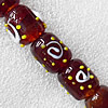 Lampwork Beads, Column 15x18mm Hole:About 1.5mm, Sold by PC