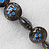 Lampwork Beads, Flat Round 20mm Hole:About 1.5mm, Sold by PC