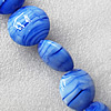 Lampwork Beads, Flat Round 28mm Hole:About 2mm, Sold by PC