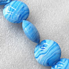 Lampwork Beads, Flat Round 28mm Hole:About 2mm, Sold by PC