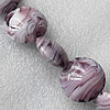 Lampwork Beads, Flat Round 28mm Hole:About 2mm, Sold by PC