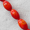 Lampwork Beads, Oval 16x28mm Hole:About 1.5mm, Sold by PC