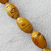 Lampwork Beads, Oval 16x28mm Hole:About 1.5mm, Sold by PC