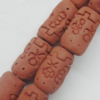 Handmade Pottery clay Beads，Column, about:15x9mm Hole:3mm,Sold by PC