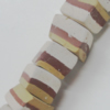 Handmade Pottery clay Beads，About:16x12x8mm Hole:3.5mm,Sold by PC