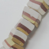 Handmade Pottery clay Beads，About:16x12x8mm Hole:3.5mm,Sold by PC