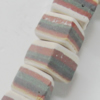 Handmade Pottery clay Beads，About:16x12x8mm Hole:3.5mm,Sold by PC