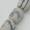 Handmade Pottery clay Beads，Column, about:20x16mm Hole:5mm,Sold by PC