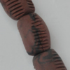 Handmade Pottery clay Beads, Column, about:20x14mm Hole:5mm,Sold by PC