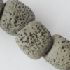 Handmade Pottery clay Beads, Drum, about:14mm Hole:5mm,Sold by PC