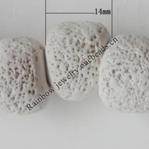 Handmade Pottery clay Beads, Drum, about:14mm Hole:5mm,Sold by PC