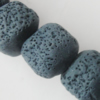 Handmade Pottery clay Beads, Drum, about:14mm Hole:5mm,Sold by PC