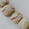 Handmade Pottery clay Beads, Drum, about:14mm Hole:5mm,Sold by PC