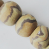Handmade Pottery clay Beads, Round, about:14mm Hole:5mm,Sold by PC