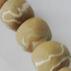 Handmade Pottery clay Beads, Round, about:14mm Hole:5mm,Sold by PC