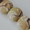 Handmade Pottery clay Beads, Drum, about:14mm Hole:5mm,Sold by PC