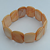 Shell Bracelets, 22x15mm Length:About 7.08 Inch, Sold by Strand