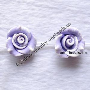 Porcelain Cabochons, No Hole Headwear & Costume Accessory, Flower Size:About 32x32x15mm, Sold By Bag