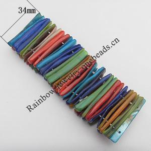 Shell Bracelets, Length:About 8.2 Inch, Sold by Strand