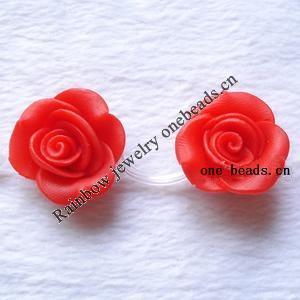 Porcelain Cabochons, No Hole Headwear & Costume Accessory, Flower Size:About 28x28x14mm, Sold By Bag