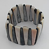 Shell Bracelets, 39x7mm Length:About 7.08 Inch, Sold by Strand