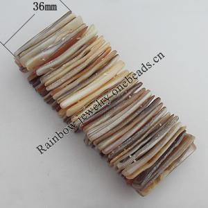 Shell Bracelets, Length:About 7.5 Inch, Sold by Strand