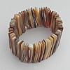Shell Bracelets, Length:About 7.5 Inch, Sold by Strand
