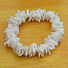 Shell Bracelets, 8-15mm Length:About 8.2 Inch, Sold by Strand